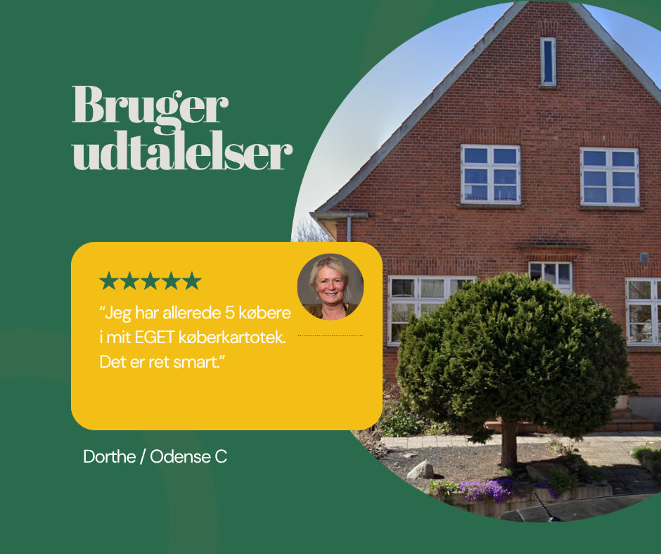 Dorthe, Odense C, fem stjerner: Jeg har allerede 5 købere i mit EGET køberkartotek. Det er ret smart.